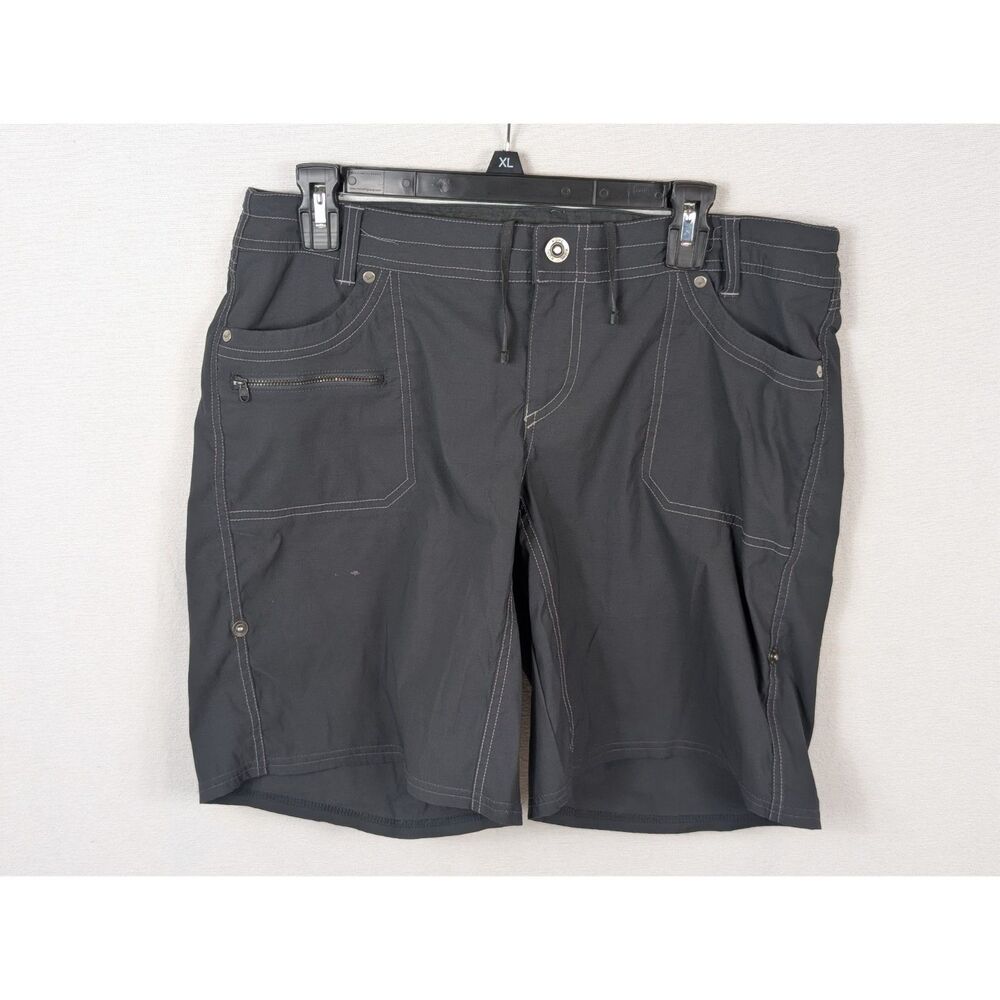 Kuhl Kliffside Air Roll Up Shorts Gray Women's Size 14